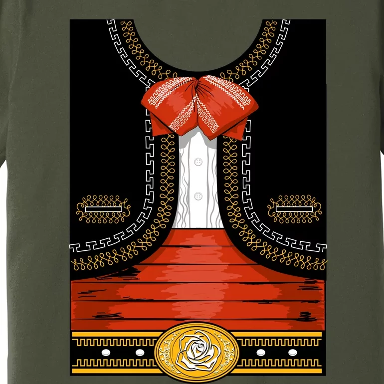 Funny Mariachi Charro Mexican Costume Premium T-Shirt