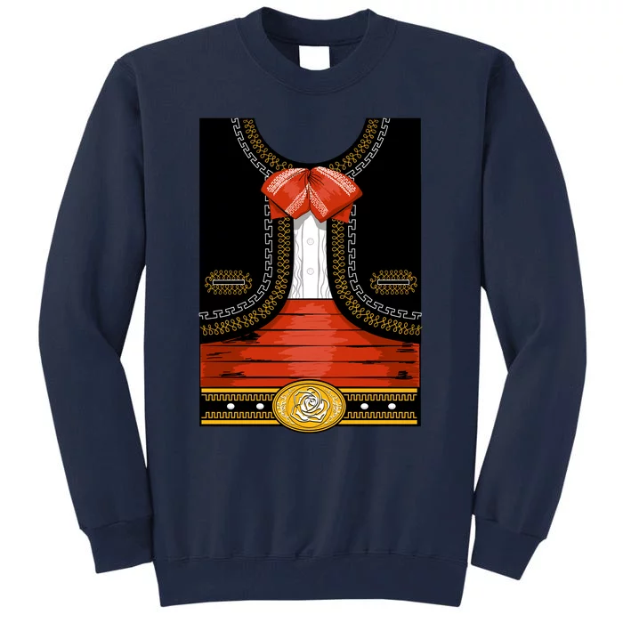 Funny Mariachi Charro Mexican Costume Tall Sweatshirt