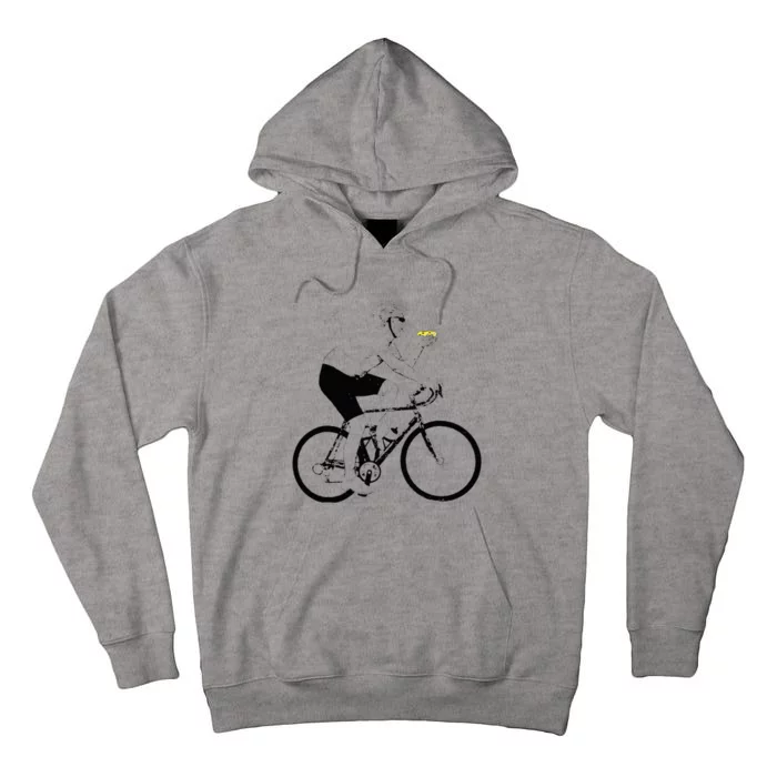 Funny Mountainbike Cycling Eating Pizza Bicycle Tall Hoodie