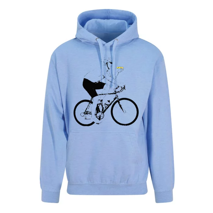 Funny Mountainbike Cycling Eating Pizza Bicycle Unisex Surf Hoodie