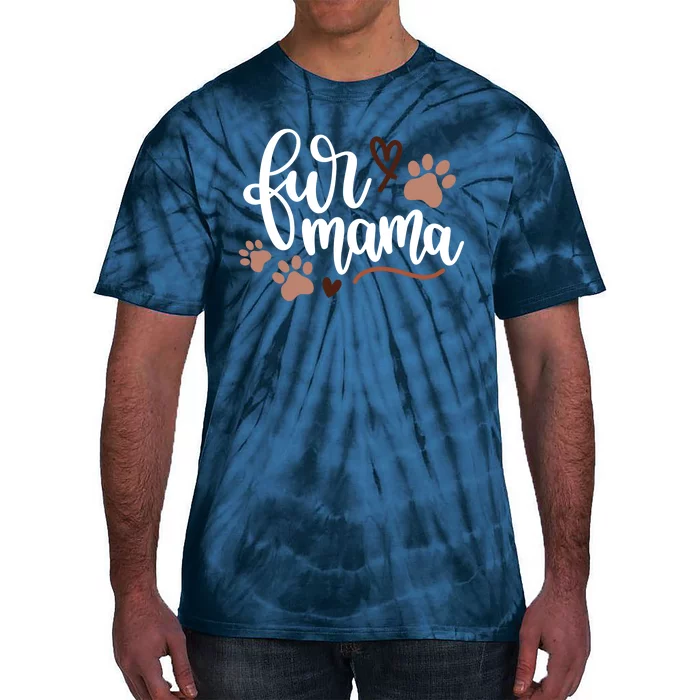 Fur Mama Cute Gift Tie-Dye T-Shirt