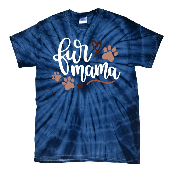 Fur Mama Cute Gift Tie-Dye T-Shirt