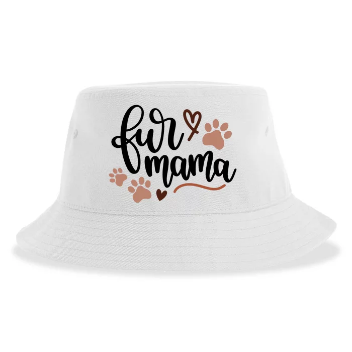 Fur Mama Cute Gift Sustainable Bucket Hat