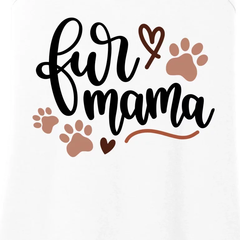 Fur Mama Cute Gift Ladies Essential Tank