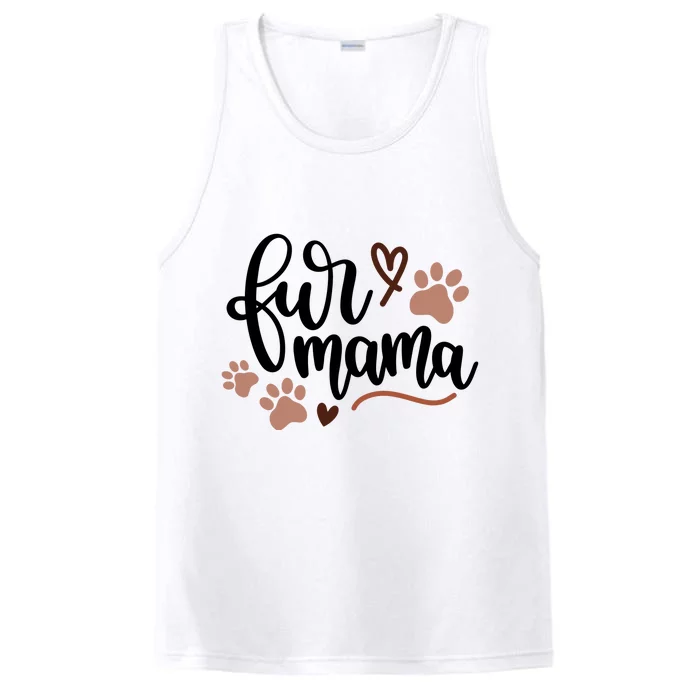 Fur Mama Cute Gift Performance Tank