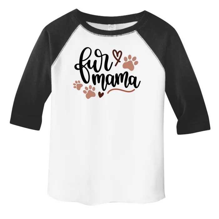 Fur Mama Cute Gift Toddler Fine Jersey T-Shirt