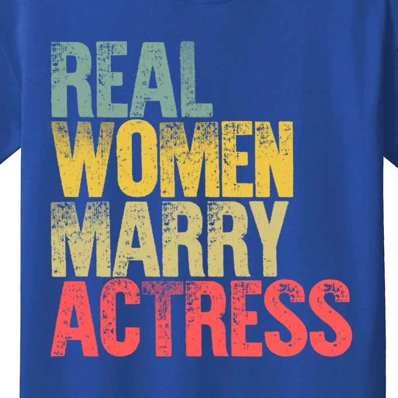 Funny Marriage Cute Gift Real Marry Actress Bride Gift Kids T-Shirt