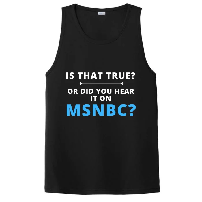 Funny MAGA Conservative Fake News Performance Tank