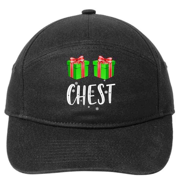 Funny Matching Chestnuts Christmas Xmas Holiday Chest Nuts 7-Panel Snapback Hat