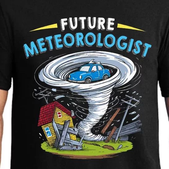 Future Meteorologist Costume Weathermen Tornado Pajama Set