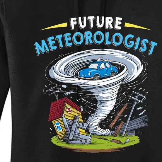 Future Meteorologist Costume Weathermen Tornado Women's Pullover Hoodie