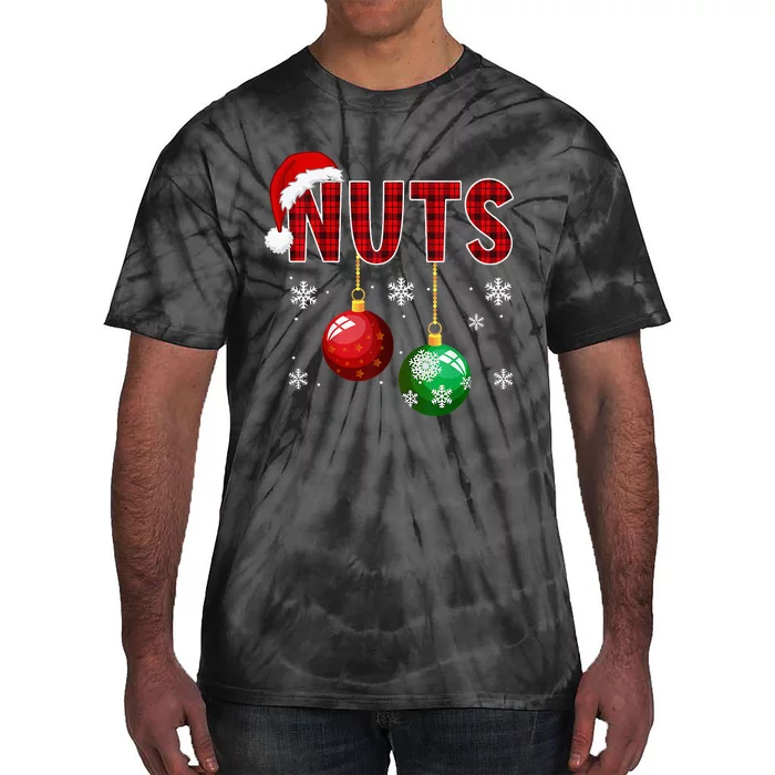 Funny Matching Chestnuts Christmas Couples Nuts Tie-Dye T-Shirt