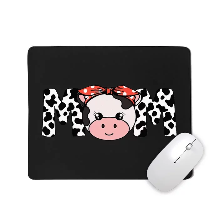 funny Mother Cow Mom Farming Birthday Gift Mousepad