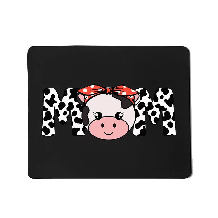 funny Mother Cow Mom Farming Birthday Gift Mousepad