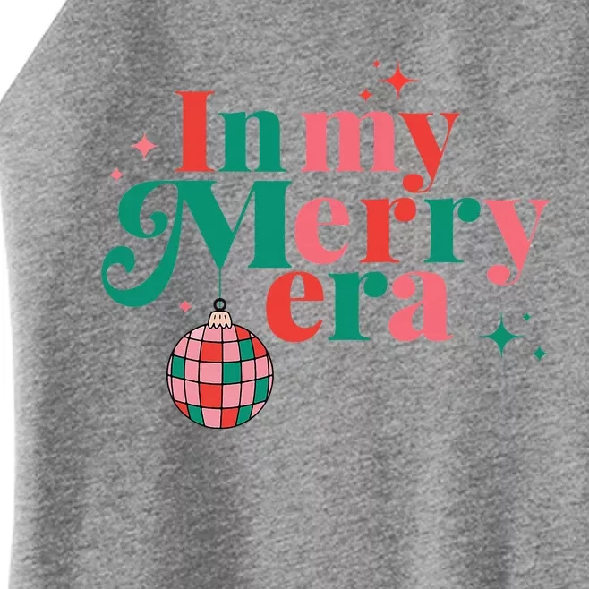 Funny Merry Christmas In My Merry Era Xmas Holiday Christmas Women’s Perfect Tri Rocker Tank