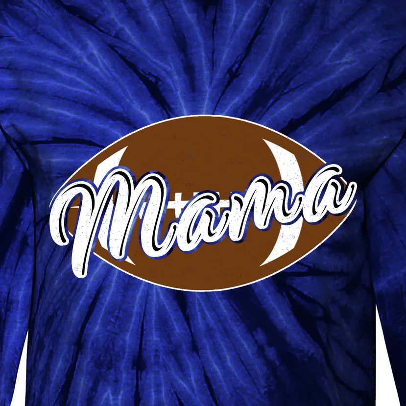 Football Mama, Cute Pee Wee League Mom Tee Tie-Dye Long Sleeve Shirt