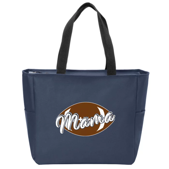 Football Mama, Cute Pee Wee League Mom Tee Zip Tote Bag