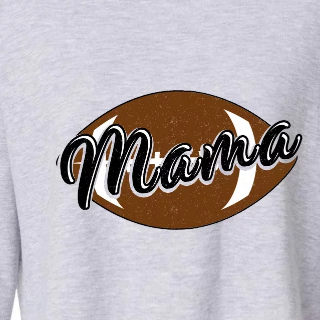 Football Mama, Cute Pee Wee League Mom Tee Cropped Pullover Crew