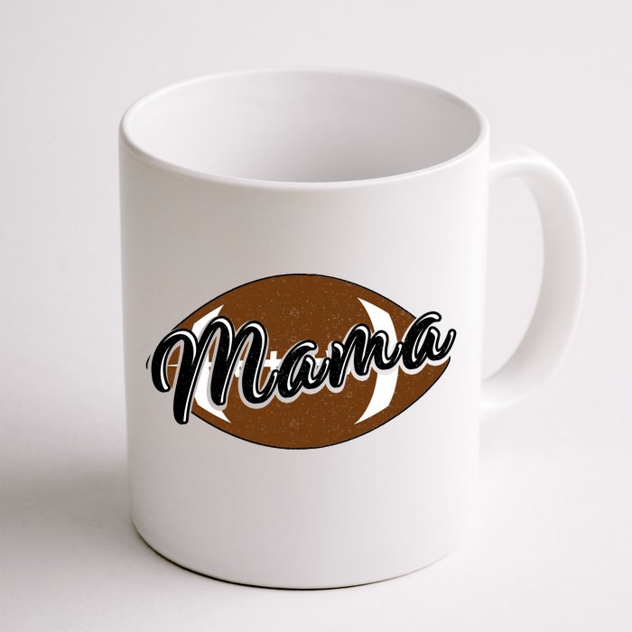 Football Mama, Cute Pee Wee League Mom Tee Front & Back Coffee Mug