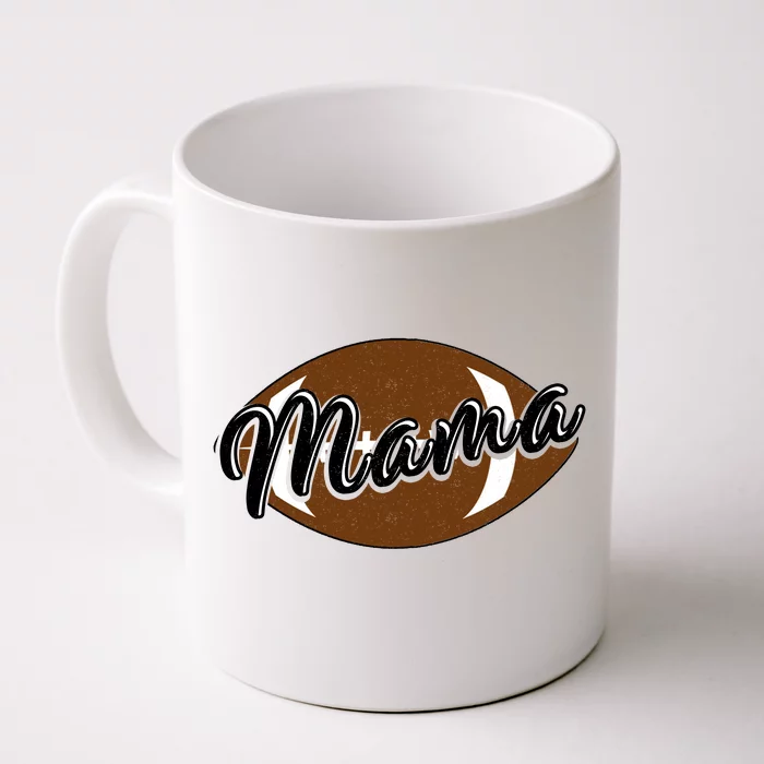 Football Mama, Cute Pee Wee League Mom Tee Front & Back Coffee Mug