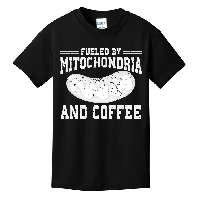 Funny Mitochondria Coffee Gift Biology Kids T-Shirt