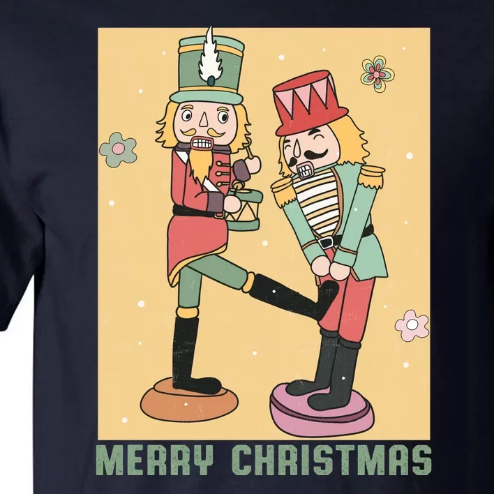 Funny Merry Christmas Nut Cracker Getting Nut Cracked Tall T-Shirt