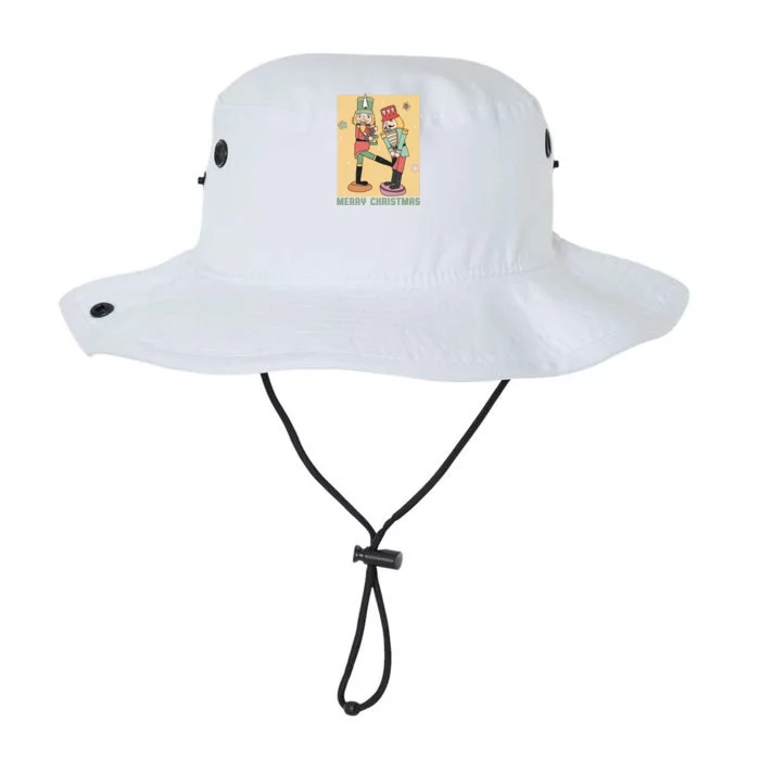 Funny Merry Christmas Nut Cracker Getting Nut Cracked Legacy Cool Fit Booney Bucket Hat