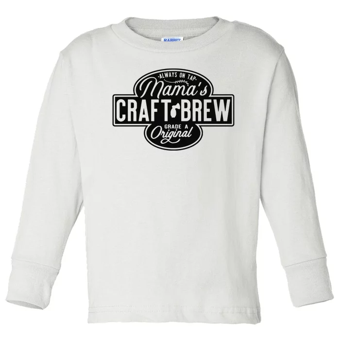 Funny Mamas Craft Brew Toddler Long Sleeve Shirt