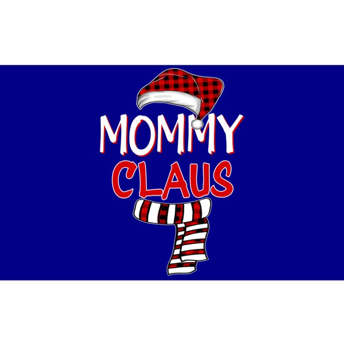 Funny Mom Christmas Santa Claus Red Plaid Funny Gift Mommy Claus Gift Bumper Sticker