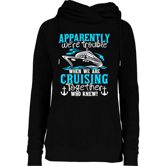 Family Matching Cruise Vacation Cruising Cruise Family Womens Funnel Neck Pullover Hood