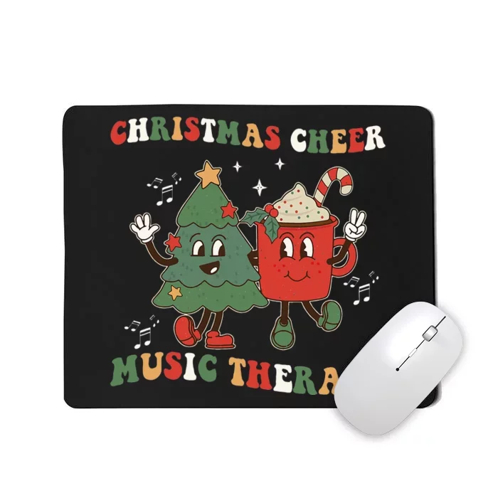 Festive Melodies Christmas Music Therapy for Music Lovers Mousepad