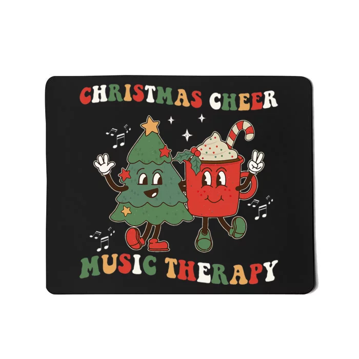 Festive Melodies Christmas Music Therapy for Music Lovers Mousepad