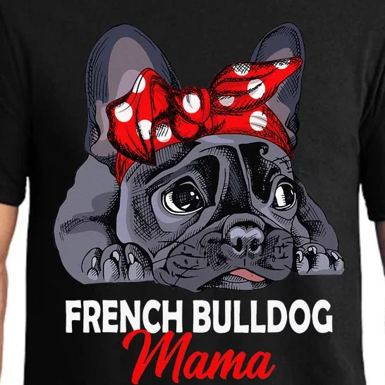 Frenchie Mama Cute French Bulldog Dog Mom Funny Pajama Set