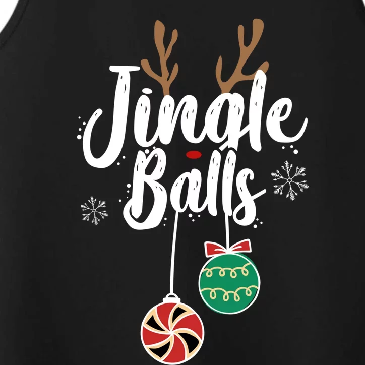 Funny Matching Christmas Couple Chestnuts Jingle Balls Gift Performance Tank