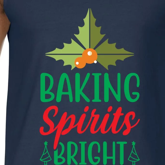 Family Matching Christmas Baking Spirits Bright Funny Quotes Cool Gift Comfort Colors® Tank Top