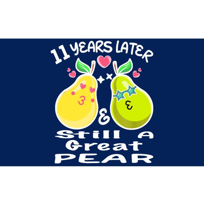 Funny Matching Couple 11th Year Wedding Anniversary Bumper Sticker