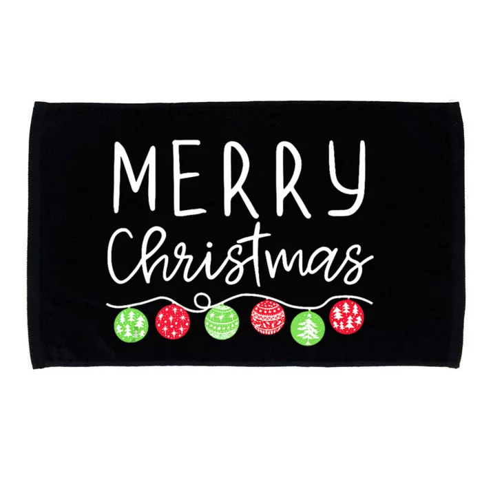 Festive Merry Christmas Happy Holidays For Tank Top Microfiber Hand Towel