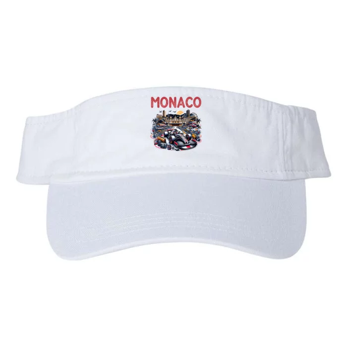 Formula Monaco City Monte Carlo Circuit Racetrack Travel Valucap Bio-Washed Visor