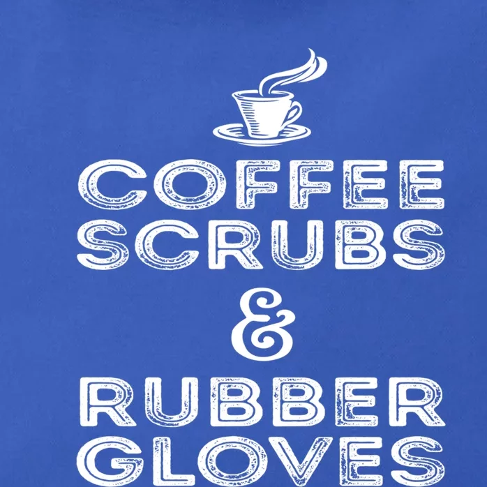 Funny Medical : Coffee Scrubs And Rubber Gloves Gift Zip Tote Bag