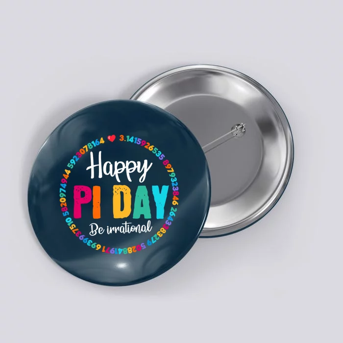 Funny Math Coach Teacher Pi Day Lover Button