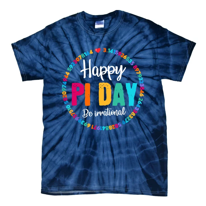 Funny Math Coach Teacher Pi Day Lover Tie-Dye T-Shirt