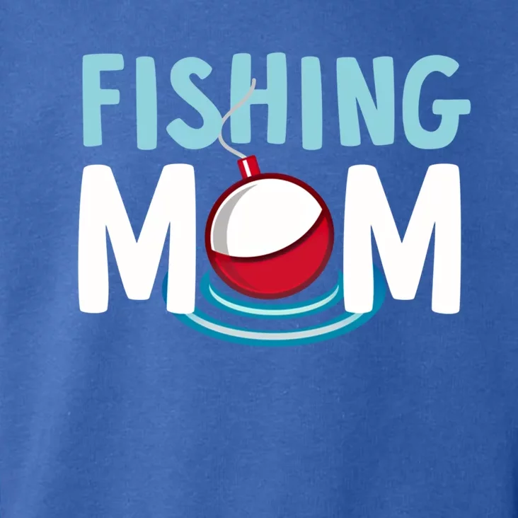 Fishing Mom Cute Bobble Ladies Fishing Gift Toddler Hoodie