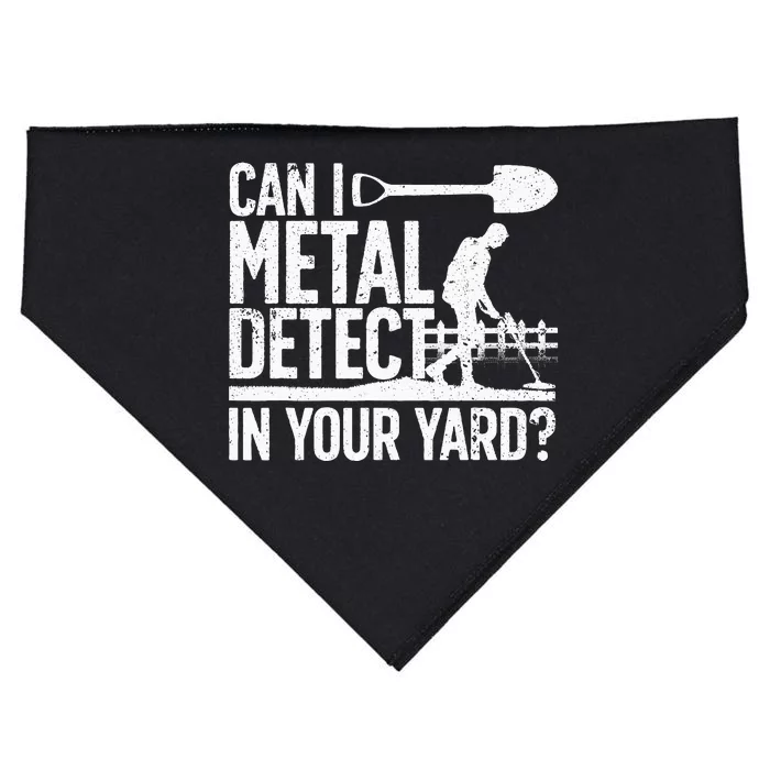 Funny Metal Detecting Design For Metal Detectorist USA-Made Doggie Bandana