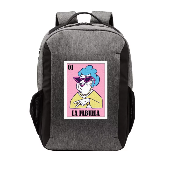 Funny Mexican Design For Grandma La Fabuela Vector Backpack