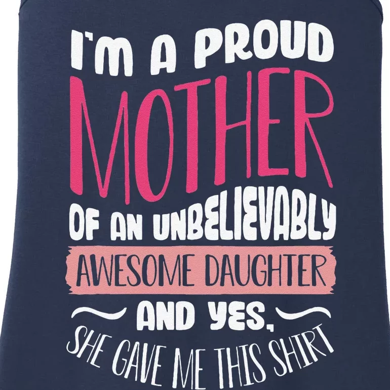 Funny Mothers Day From Daughter Mom Partnerlook Ladies Essential Tank