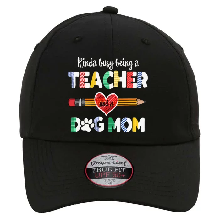 Funny Mothers Day For Teacher Dog Lover Dog Mom Teacher The Original Performance Cap