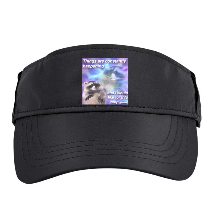 Funny Meme Dark Humor Adult Drive Performance Visor