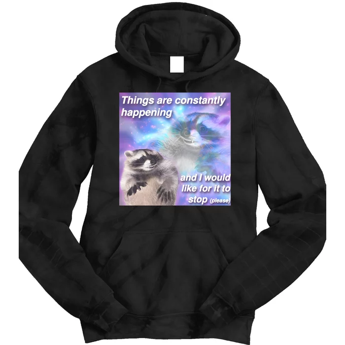 Funny Meme Dark Humor Tie Dye Hoodie