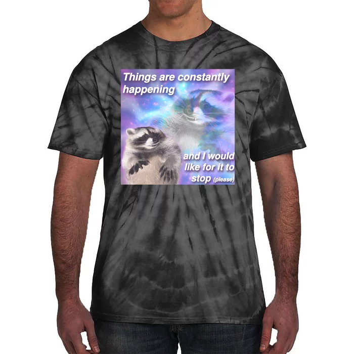 Funny Meme Dark Humor Tie-Dye T-Shirt