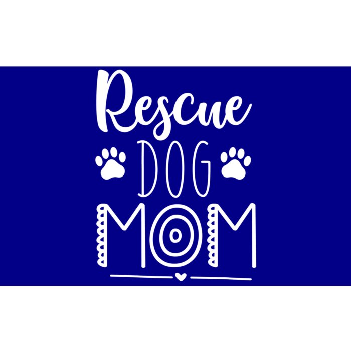 Funny Mothers Day Meaningful Gift Rescue Dog Mom For Best Mom Mother Gift Bumper Sticker